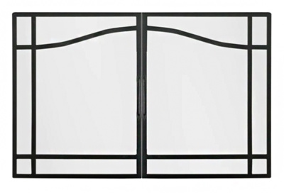 Dimplex 39” Black Glass Swing Door Kit for BF39 Fireplaces (BFSDOOR39BLK)