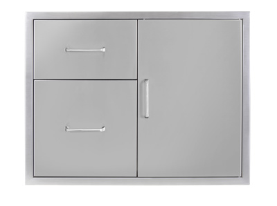 ****  DISCONTINUED  **** Wildfire 30" x 24" Stainless Steel Door/Drawer Combo (WF-DDWCOMBO3024-SS)