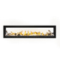 Napoleon Luxuria 74" See-Through Direct Vent Linear Gas Fireplace, Electronic Ignition (Fireplace & Glass) (LVX74N2X)