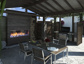 Majestic 48" Lanai Single-Sided Linear Outdoor Gas Fireplace with IntelliFire Ignition (ODLANAIG-48)